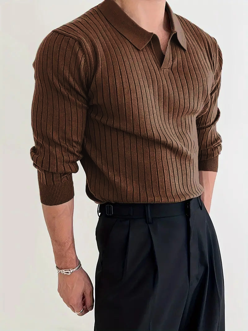 SUNWON V-NECK POLO