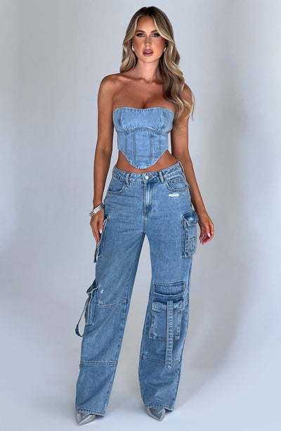 Brooklyn Denim Cargo Suit
