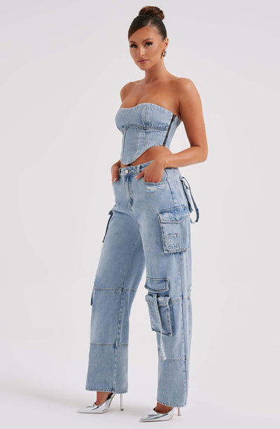 Brooklyn Denim Cargo Suit
