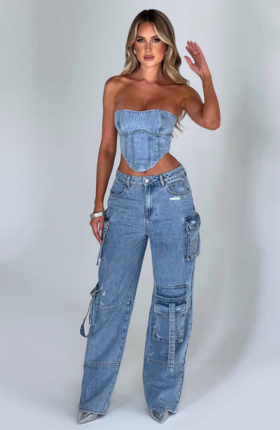 Brooklyn Denim Cargo Suit