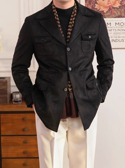 Adventure Style Suede Jacket