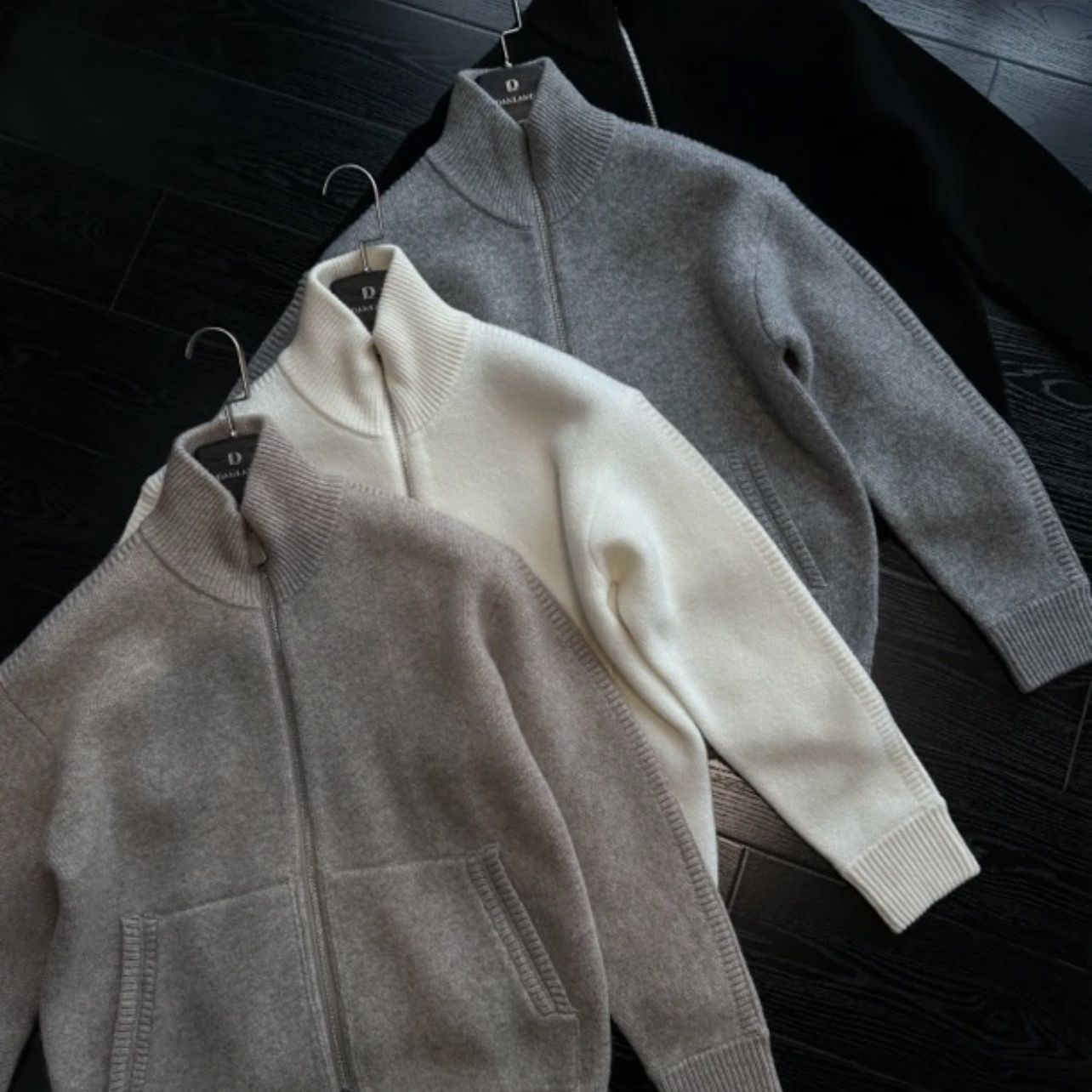 Cozy Double-Zip Knit Set