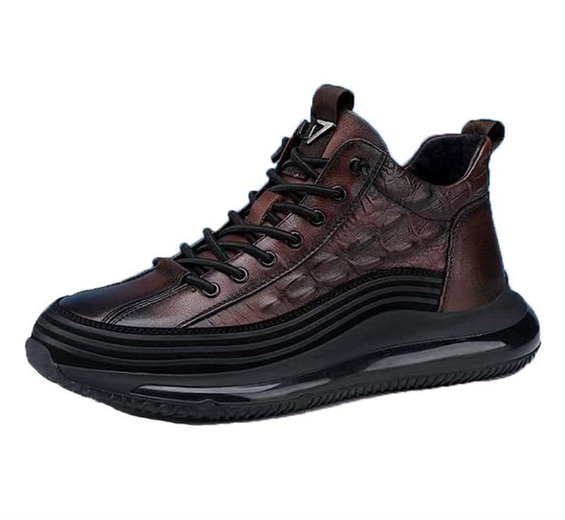 Brown Alligator Sneakers Upgraded