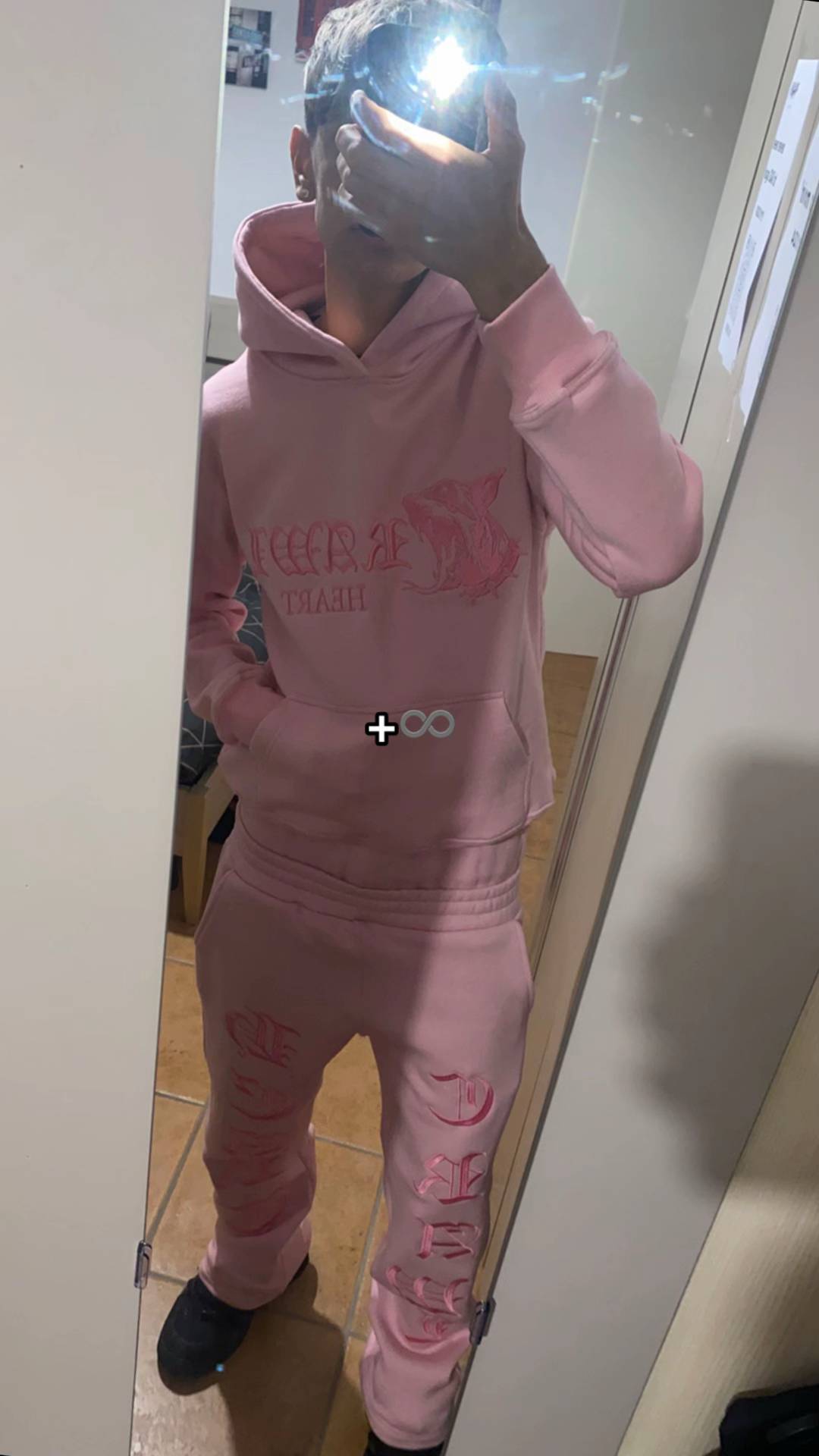 Chic Embroidered Tracksuit