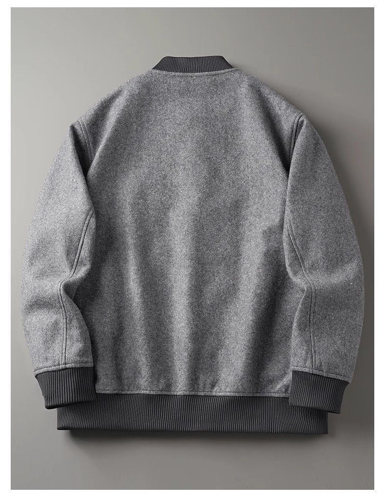 Stylish Oversized Thickened Baseball Jacket