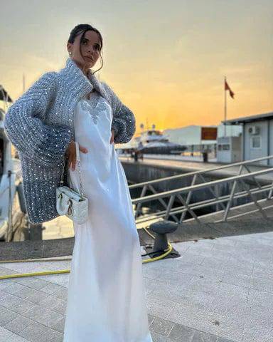 Luxe Zip Knit Cardigan