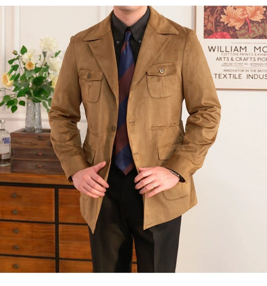Adventure Style Suede Jacket
