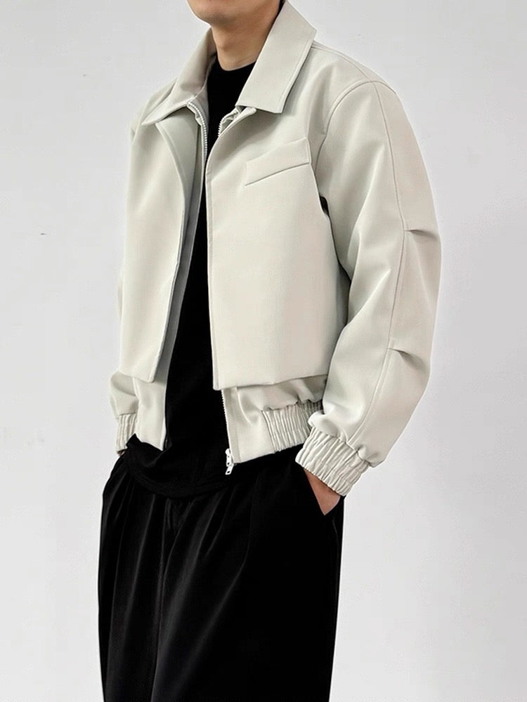 Textured Panelled Padded Jacket