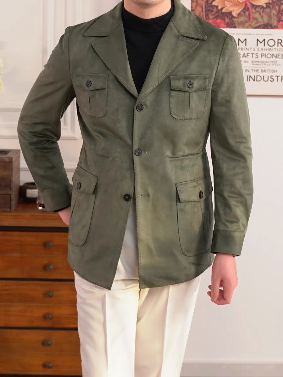 Adventure Style Suede Jacket
