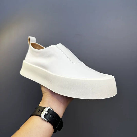 Luamilys | Retro Soft Leather Skate Shoes