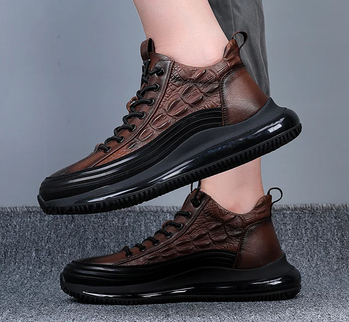 Brown Alligator Sneakers Upgraded