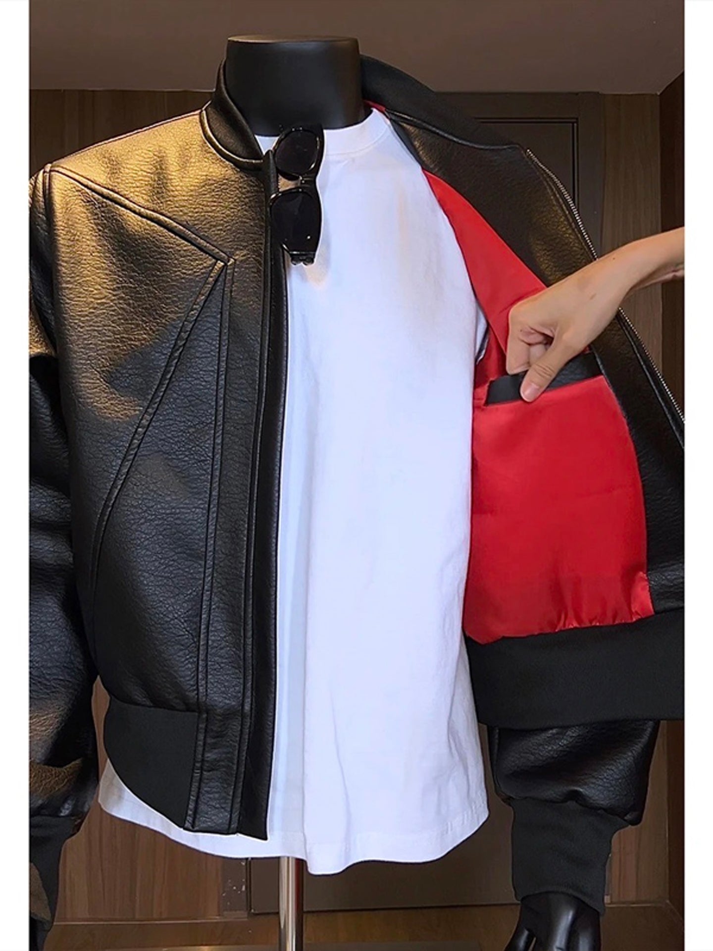 Urban Edge Faux Leather Jacket