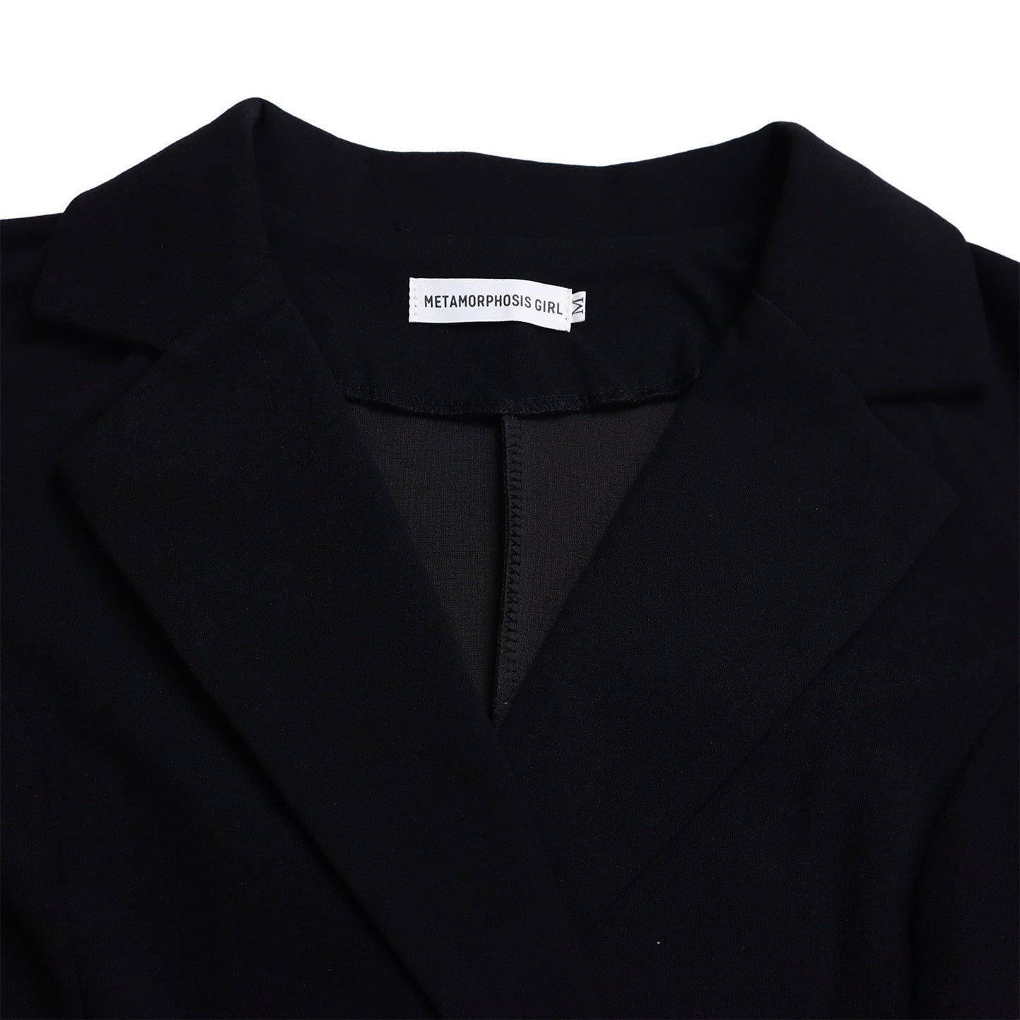 Power & Poise β Chic Suit-Collar Pleated Dress for Work & Beyond