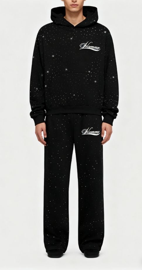 Cosmic Night Hoodie Set