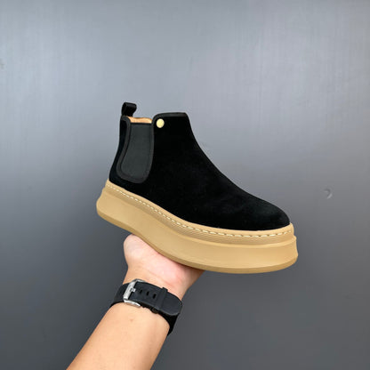 Handmade Retro British Versatile Chelsea Boots