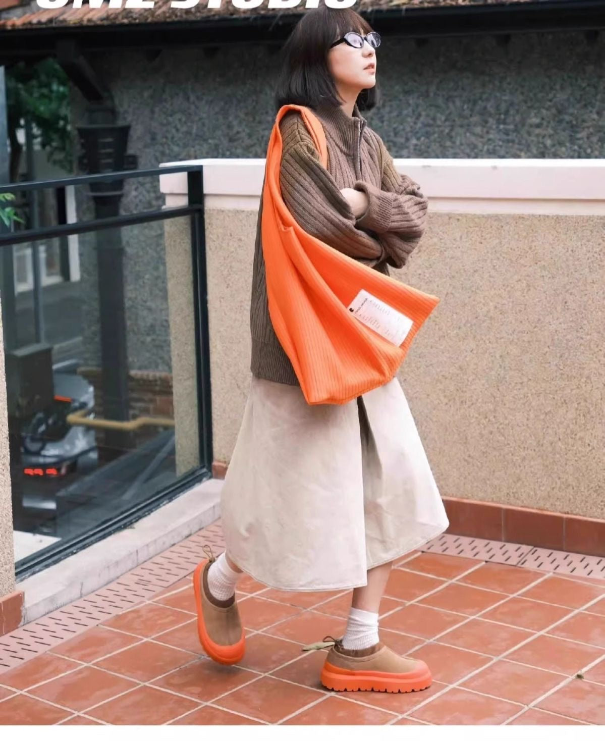 Winter Fleece-Lined Thick-Sole Genuine Leather Snow Boots