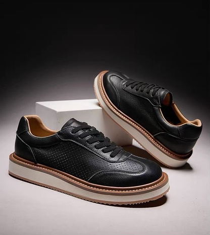 Handmade Retro New Casual Skate Shoes Fashion Breathable Softsole Leather Shoes