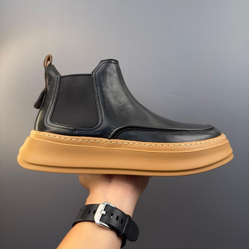 Handmade Retro Horsehide Chelsea Boots | Vintage British Style Martin Boot