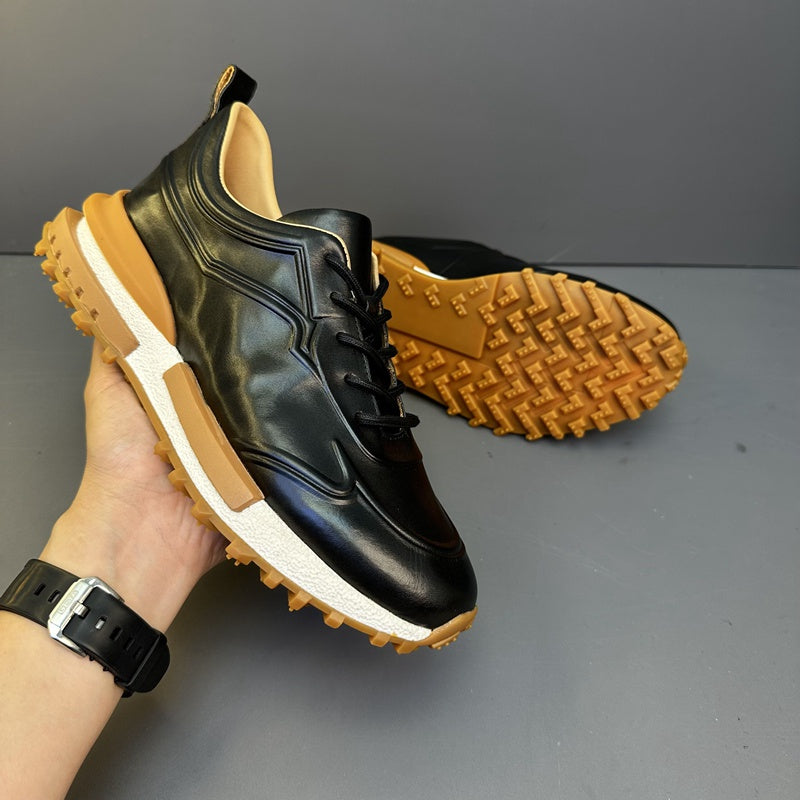 Handcrafted Vintage Horsehide Casual Fashion Sneakers