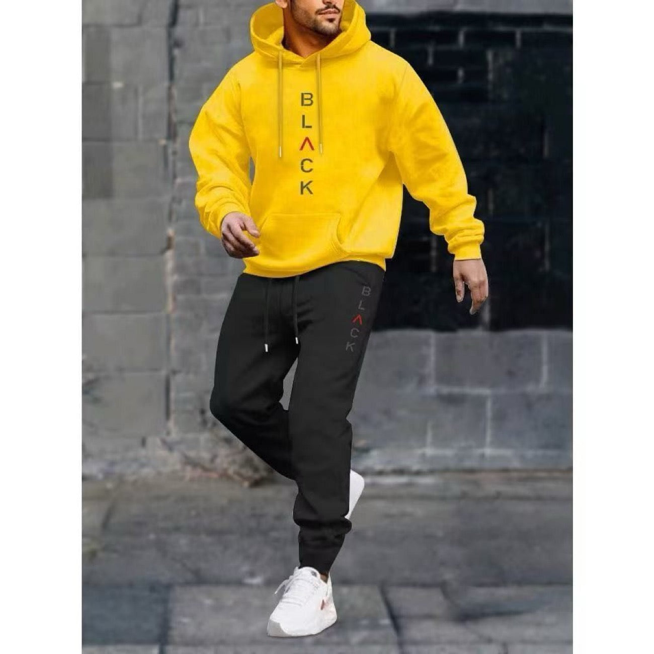 Men’s Performance Warm-Up Set – Hooded | Light Fleece Warmth