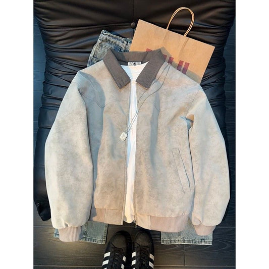 Men’s Tie-Dye Utility Jacket | Casual Workwear Style