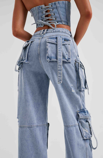 Brooklyn Denim Cargo Suit