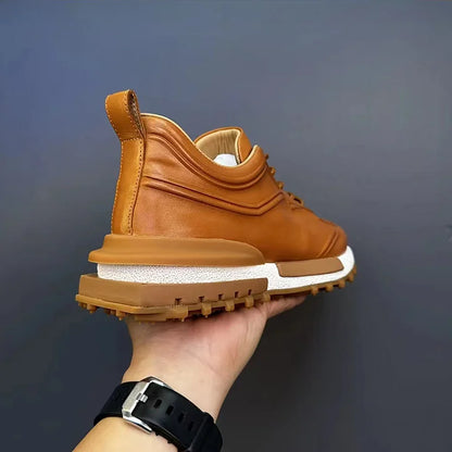 Handcrafted Vintage Horsehide Casual Fashion Sneakers