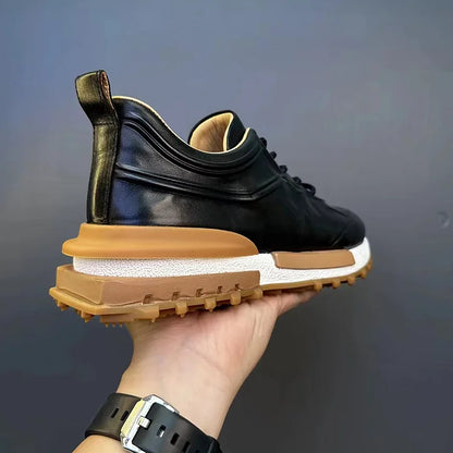 Handcrafted Vintage Horsehide Casual Fashion Sneakers