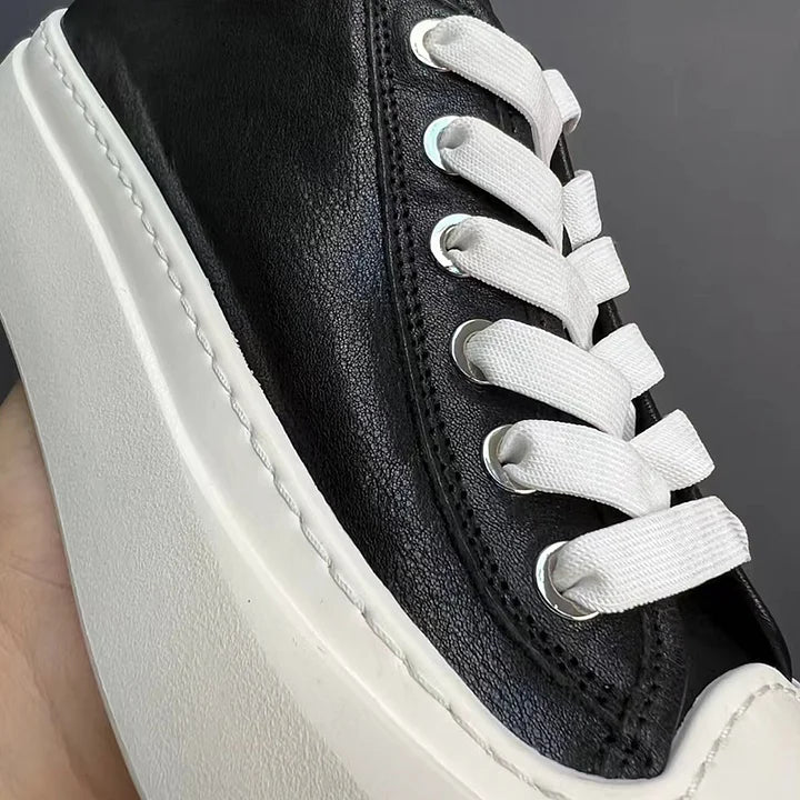 Handcrafted Retro-Inspired Casual Slip-On Sneakers with Height-Boosting Soft Soles for All-Day Comfort Available in Six Colors