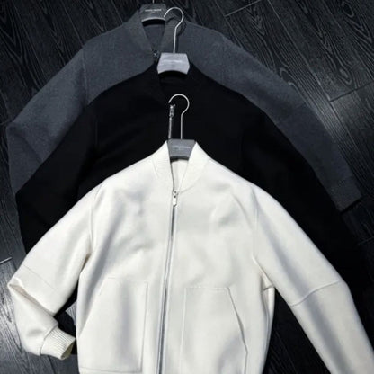 AlphaCrew Baseball Collar Sweater