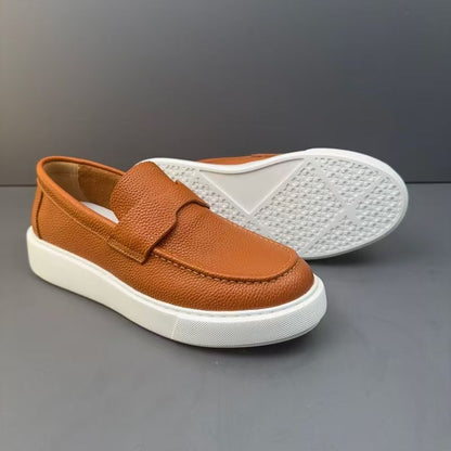 Handemade Retro Genuine Leather Retro Men's Casual Loafers