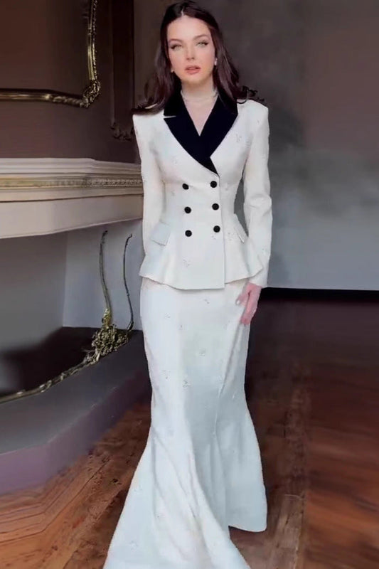 Chic Blazer & Skirt Set