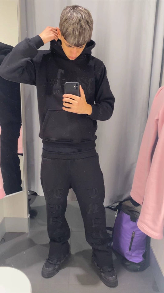 Chic Embroidered Tracksuit