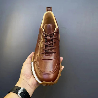 Handcrafted Vintage Horsehide Casual Fashion Sneakers