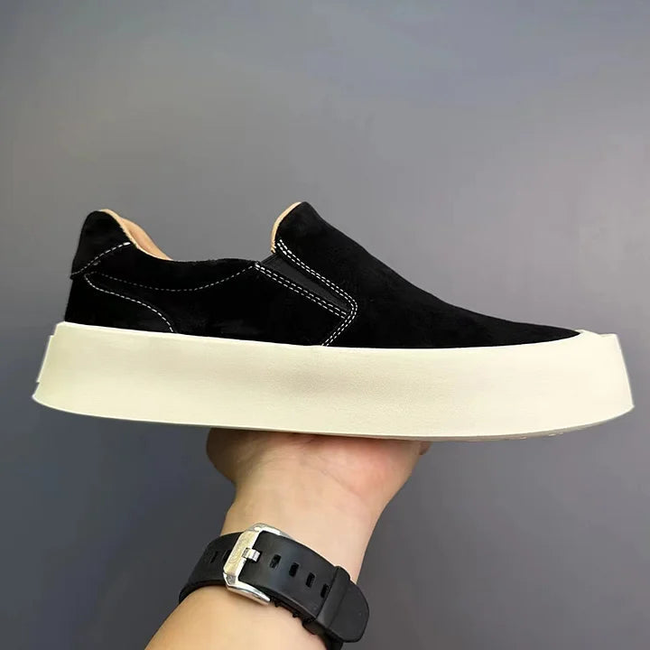 Retro Leather Casual Sneakers