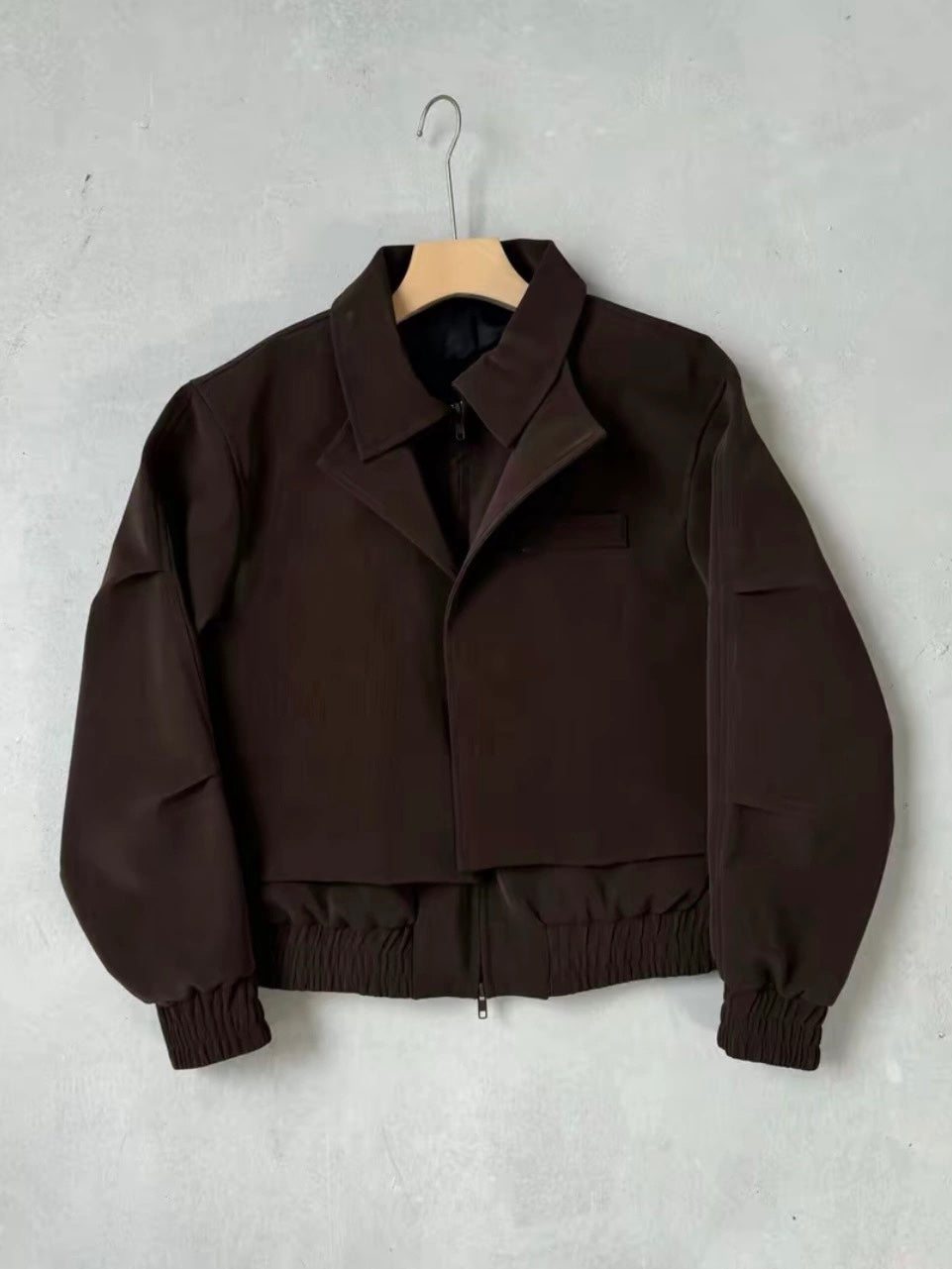 Textured Panelled Padded Jacket