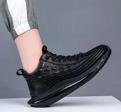 Brown Alligator Sneakers Upgraded