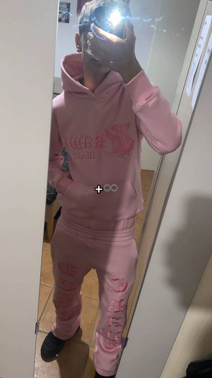 Chic Embroidered Tracksuit