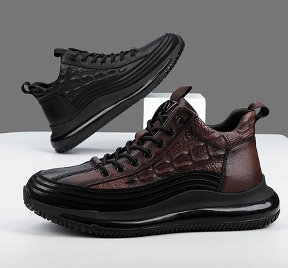 Brown Alligator Sneakers Upgraded