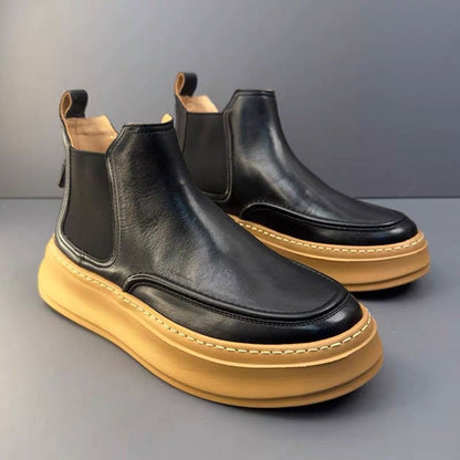 Handmade Retro Horsehide Chelsea Boots | Vintage British Style Martin Boot