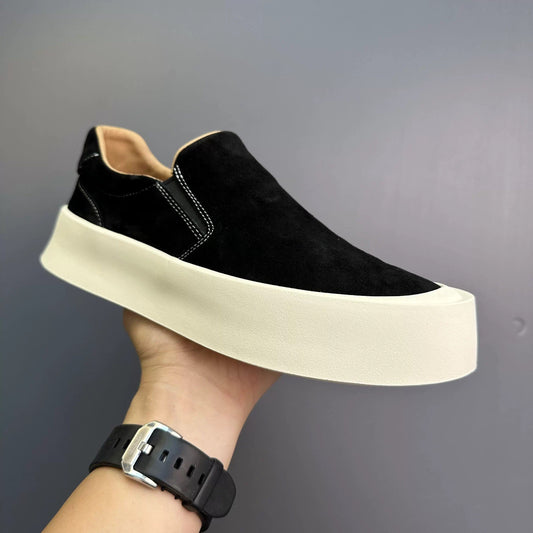 Retro Leather Casual Sneakers