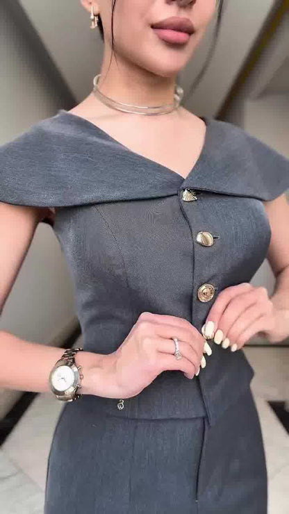 Chic Women's Workwear Set