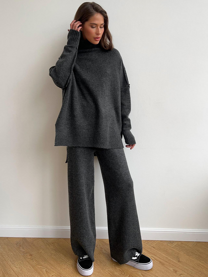 Luxe Knit Turtleneck Set