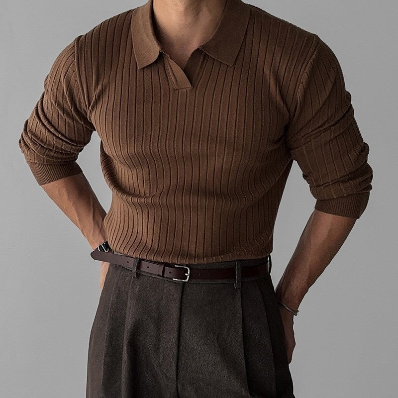SUNWON V-NECK POLO