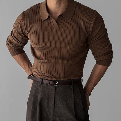SUNWON V-NECK POLO