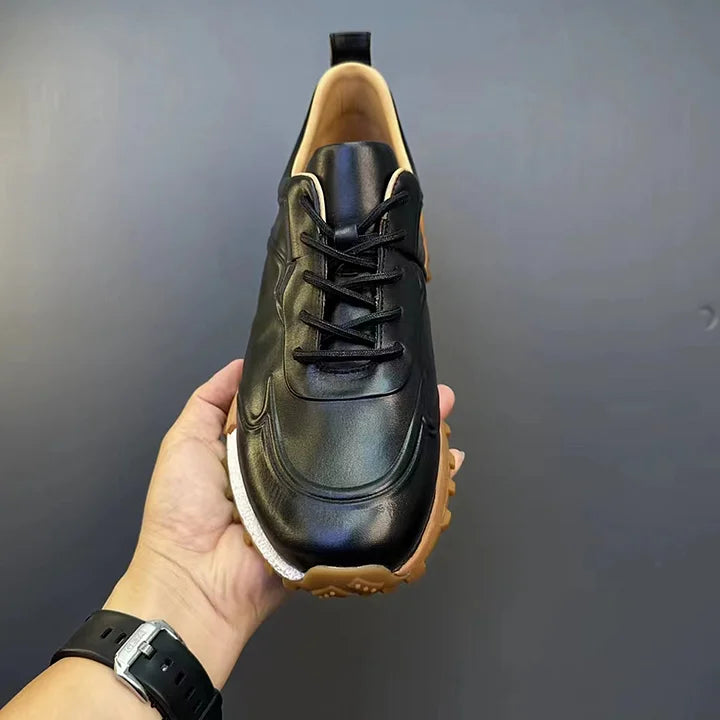 Handcrafted Vintage Horsehide Casual Fashion Sneakers