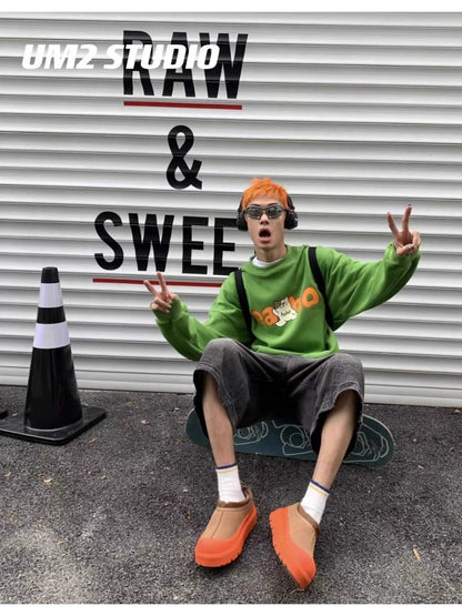 Winter Unisex Fur-Lined Thick-Sole Genuine Leather Snow Boots