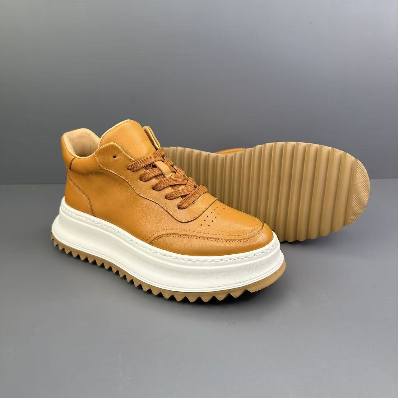 🥇Handmade Retro Horsehide Leather Soft-soled Trendy Sneaker