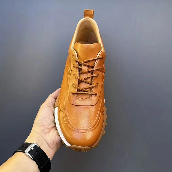 Handcrafted Vintage Horsehide Casual Fashion Sneakers