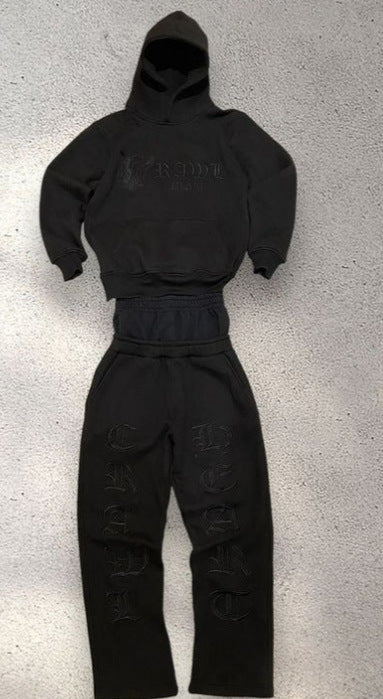 Chic Embroidered Tracksuit